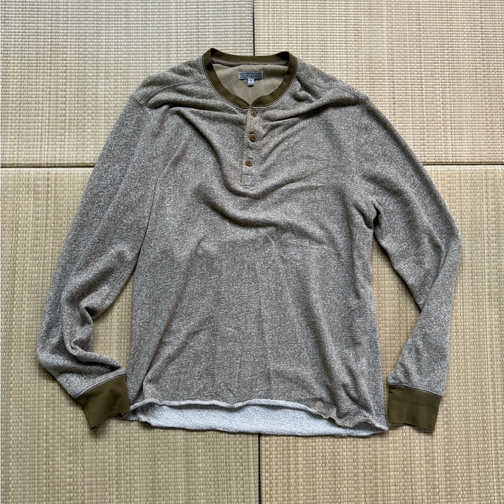 J. Crew Wallace & Barnes Olive Henley